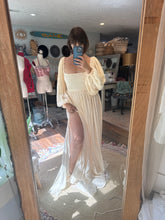 Load image into Gallery viewer, Ready to ship sale creamy ivory oh lover dress linen cotton
