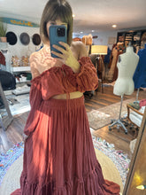 Load image into Gallery viewer, (Linen cotton) Preorder allow 6-8 week rust nothing quite like you  piece dress linen cotton