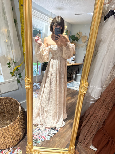 Ready to ship A New Day in tiny floral ivory dress sale