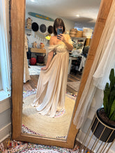Load image into Gallery viewer, Ready to ship sale beige matte satin Oh Juliet dress reversible sale