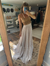 Load image into Gallery viewer, Ready to ship show off those shoulders two piece crinkle dress with one of a kind hand dye top