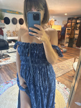 Load image into Gallery viewer, (Blue) Ready to ship hand  dye lace always and forever dress sale blue