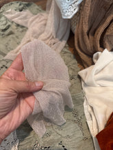 Load image into Gallery viewer, (Package E)ready to ship Box of fabric remnants perfect for baby layering (photo prop)