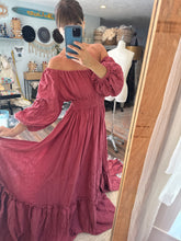 Load image into Gallery viewer, Sale ready to ship berry cotton ruffle me right up dress sm-2x