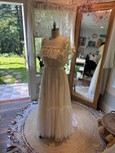 Load image into Gallery viewer, One of a kind Ready to ship sample sale Beatrice dress in tulle and lace lined in linen cotton