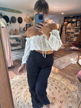 Load image into Gallery viewer, Ready to ship nothing quite like you top off white ivory soft gauze