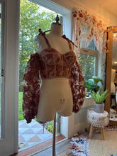 Load image into Gallery viewer, Random tops sale ready to ship xs-lrg (detached sleeves ) hand dye lace