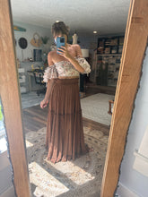 Load image into Gallery viewer, Ready to ship hand dyed two piece with poetry crinkle top