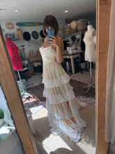 Load image into Gallery viewer, New - sample sale one of a kind sale Wander Dress in ivory linen cotton