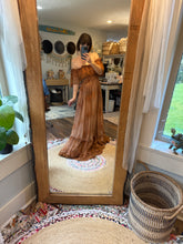 Load image into Gallery viewer, Ready to ship sale hand dyed show off those shoulders embroidery lace
