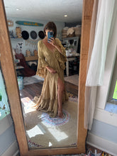 Load image into Gallery viewer, Ready to ship dreams like these dress mustard linen cotton on sale