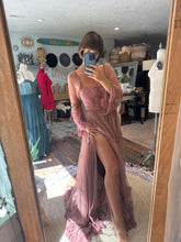 Load image into Gallery viewer, Two dress deal always and forever beige linen cotton and hand dyed rose brown euphoria dress