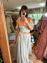 Load image into Gallery viewer, Ready to ship hand dyed lace two piece reclamation dress