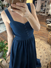 Load image into Gallery viewer, Frolick dress ready to ship in dark denim on sale one of a kind