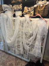 Load image into Gallery viewer, Package S -Big pieces you get all shown ready to ship Box of fabric remnants perfect for baby layering (photo prop)