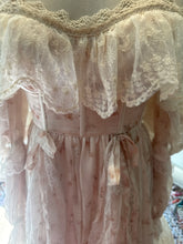 Load image into Gallery viewer, One of a kind champagne chiffon print Opaline dress ready to ship