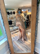 Load image into Gallery viewer, Light lover tan brown ready to ship two piece dress