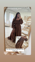 Load image into Gallery viewer, Ready to ship You Glow Girl cotton brown dress on sale