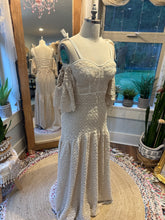 Load image into Gallery viewer, New - we belong top and so Sara skirt in crochet type machine lace ivory beige ready to ship