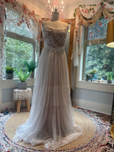 Load image into Gallery viewer, Sample sale one of a kind Cherish Dress with vintage lace bodice ready to ship
