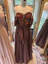 Load image into Gallery viewer, Ready to ship sale two dress deal hey babe dress hand dyed with hand dye poetry lace /floral embellished