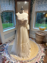 Load image into Gallery viewer, Sale - Custom dress with vintage lace