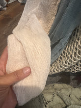 Load image into Gallery viewer, ) (Package I) ready to ship Box of fabric remnants perfect for baby layering (photo prop)