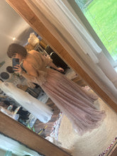 Load image into Gallery viewer, Pearl poetry dress with embroidery embellishments ready to ship sale one of a kind