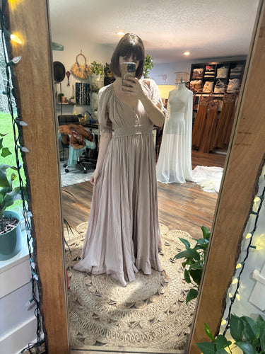 Maxi length prairie hearts dress ready to ship