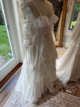 Load image into Gallery viewer, Ready to ship Opaline cotton embroidery off white dress