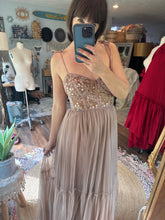 Load image into Gallery viewer, Sale  two dress deal hey babe with Ready to ship ) (BEIGE)  linen cotton Always and Forever dress