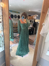 Load image into Gallery viewer, Ready to ship flash sale green Sonoma lace dress hand dyed