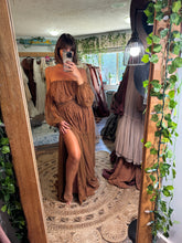 Load image into Gallery viewer, Ready to ship bloom two piece brown lace lined in chiffon on sale