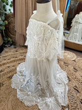 Load image into Gallery viewer, Kids dress sheer white lace size 2 to 4 t