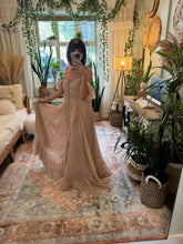 Load image into Gallery viewer, Adorable ready to ship nude blush  Poetry chiffon reclamation dress