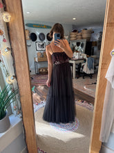 Load image into Gallery viewer, (Slight dye flaw) One of a kind hey babe with ruffle dress hand dyed