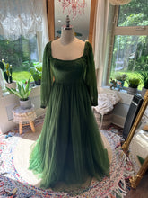Load image into Gallery viewer, One of a kind hand dyed green Sonoma dress sale ready to ship