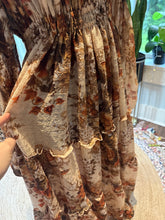 Load image into Gallery viewer, Ready to ship crinkle print vintage lovers -you glow girl dress