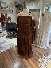 Load image into Gallery viewer, (Two dress deal ) Ready to ship Brown Athena with rose simply dress in cotton