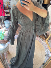 Load image into Gallery viewer, Last of these  SALE Ready to ship dreams like these sage olive gauze fits small to xl
