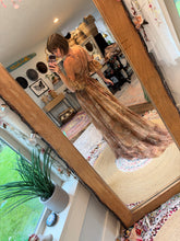 Load image into Gallery viewer, Two piece poetry dress in  vintage lovers print and extra top