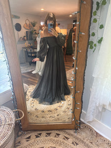 (Dark army green ) Ready to ship hand dyed Sonoma dress