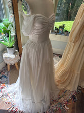 Load image into Gallery viewer, Two dress deal ready to ship cream linen cotton ruffle me up dress and love bird dress white
