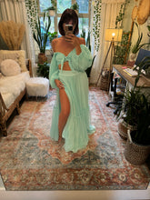 Load image into Gallery viewer, Random stuff sale Ready to ship seafoam hand dyed bring it two piece dress