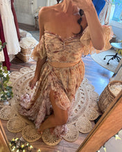 Load image into Gallery viewer, Preorder allow 6-8 weeks poetry two piece with added music top in the newest vintage lovers print