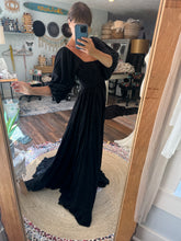 Load image into Gallery viewer, Ready to ship sale sugar sugar black linen cotton dress