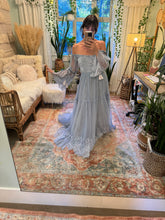 Load image into Gallery viewer, (Blue) Ready to ship flash sale hand dyed blue periwinkle Euphoria dress