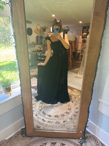 (Black) preorder allow 6-8 week linen cotton Always and Forever dress