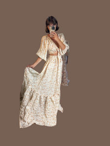 Music two piece new ivory floral