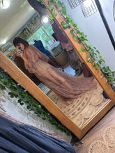 Load image into Gallery viewer, Flash sale Ready to ship gather me close sheer robe dress in filagree print